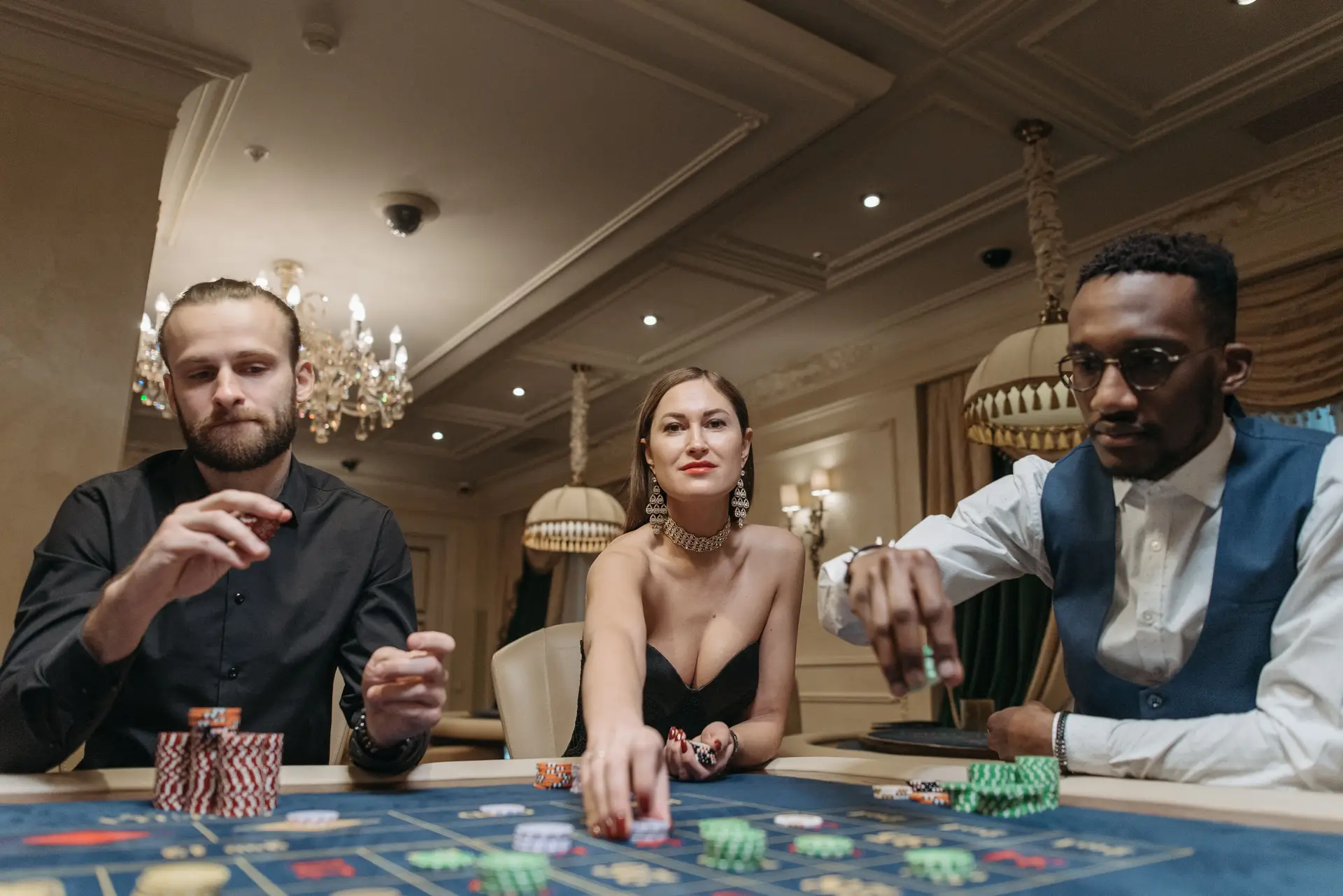 Espace poker intime et luxueux